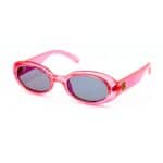 Lunettes de soleil femme transparentes roses Le Specs Work It tendance Y2K