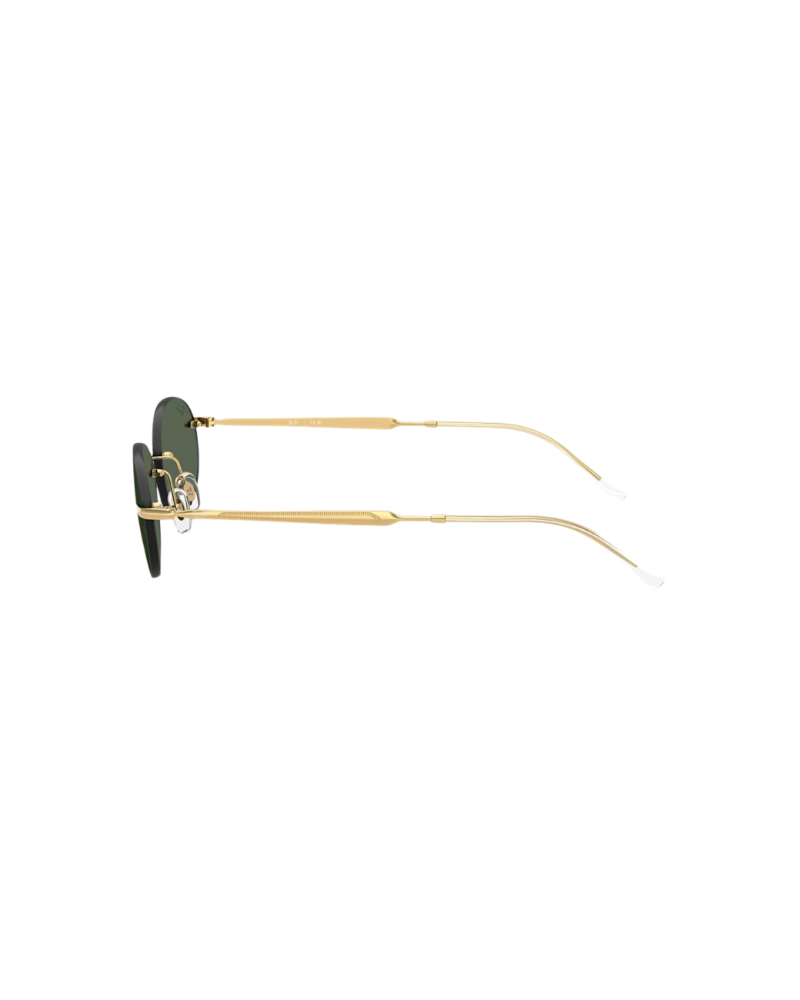 Profil latéral complet des lunettes solaires Ray-Ban RB3767 001/71