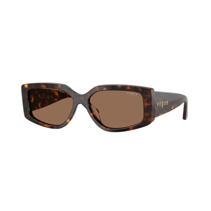 Lunettes de soleil femme Vogue VG5642SU W656/13 couleur écaille de tortue havane avec verres solaires bruns