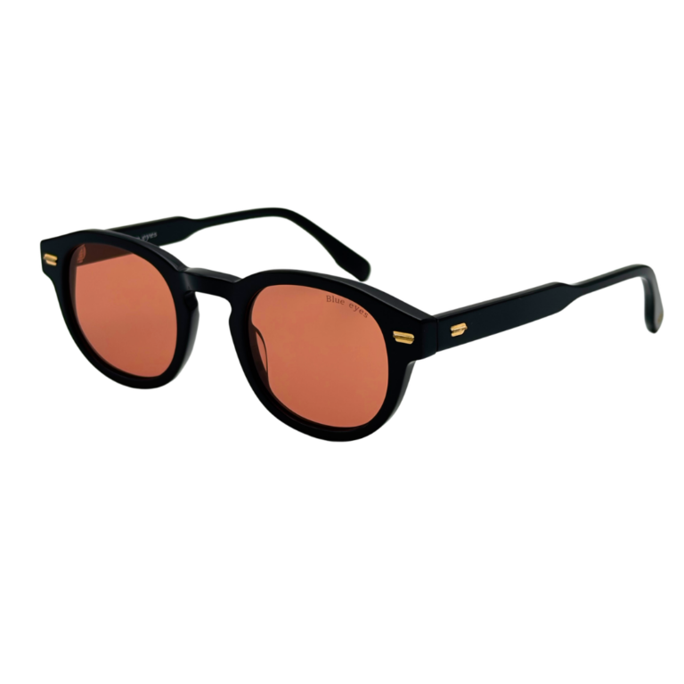 BLUE EYES AT1257 lunettes de soleil noires verres orange sunset
