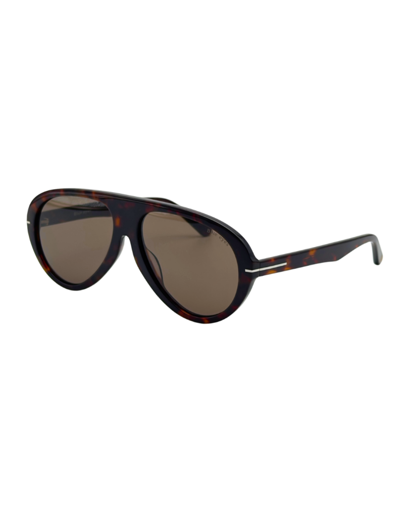 Lunettes de soleil aviateur BLUE EYES AT1255 acétate marron écaille (Tortoiseshell) - Vue de trois-quarts