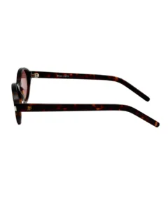 Branche en acétate écaille havane de lunettes de soleil BLUE EYES AT1148 avec logo BE doré