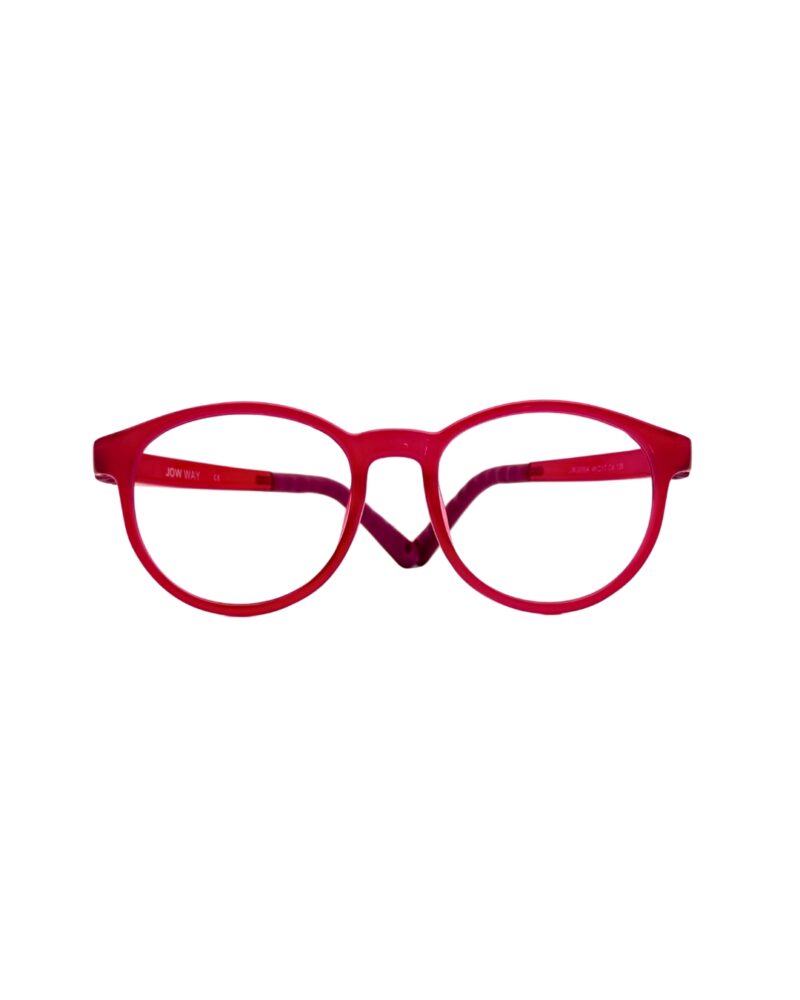 Lunettes de vue enfant Jow Way fuchsia Lunettes de vue enfant silicone Tunisie - Modèle Jow Way rond fuchsia