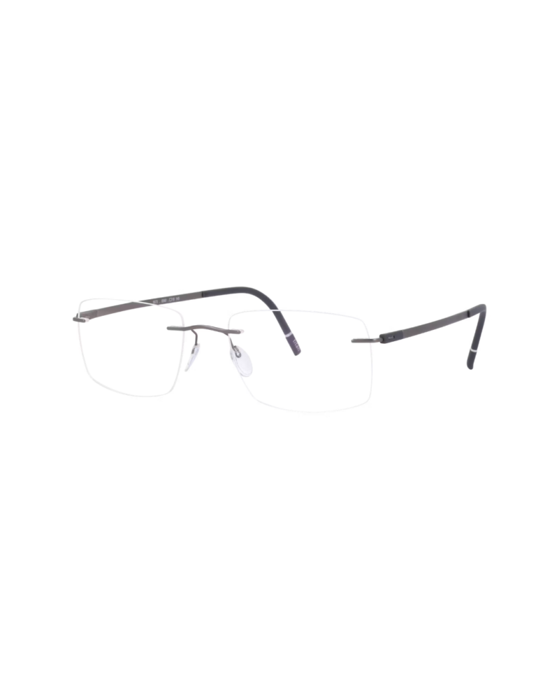 lunettes Silhouette 5573 6560 sans monture en titane gris ruthenium