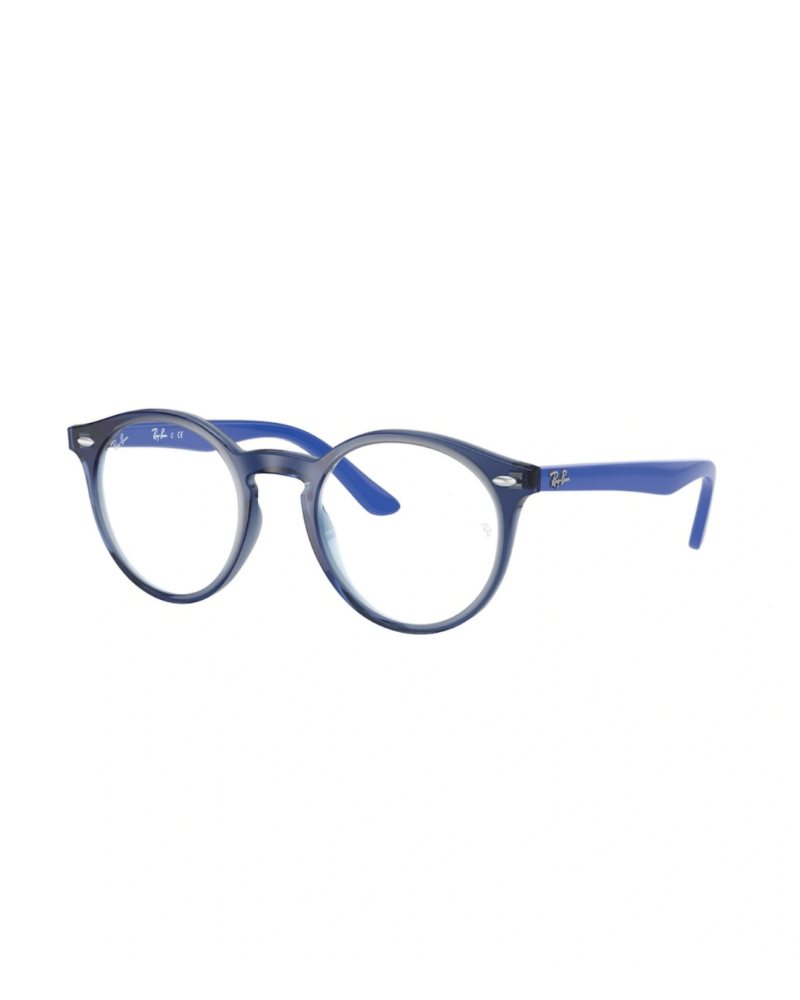 Lunettes de vue enfant Ray-Ban Junior RY 1594 Bleu Denim et Électrique vue trois-quarts