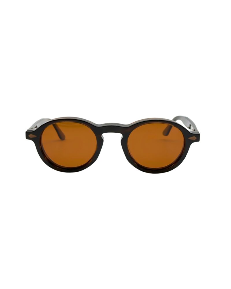 Lunettes de vue avec clip solaire magnétique polarisé brun KAVAK KV20147 écaille ambrée