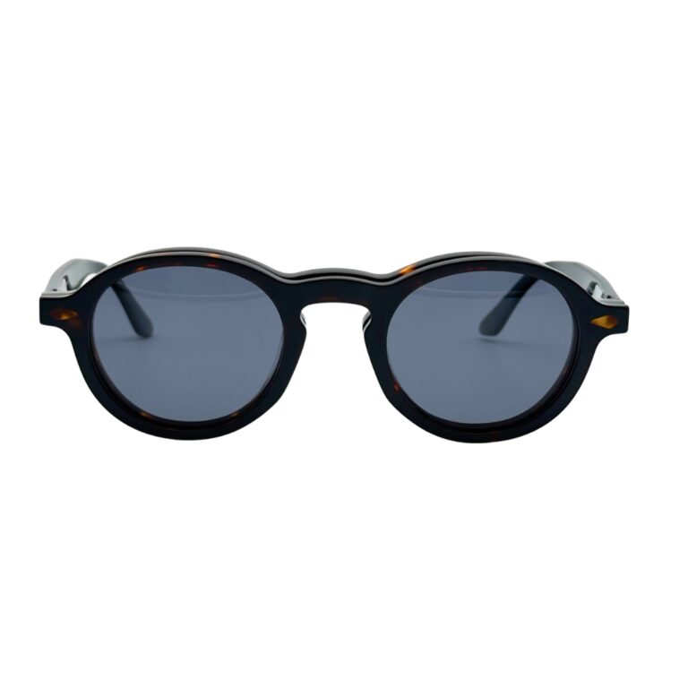 Face avant des lunettes de vue avec clip solaire magnétique KAVAK KV20147 forme pantos rétro