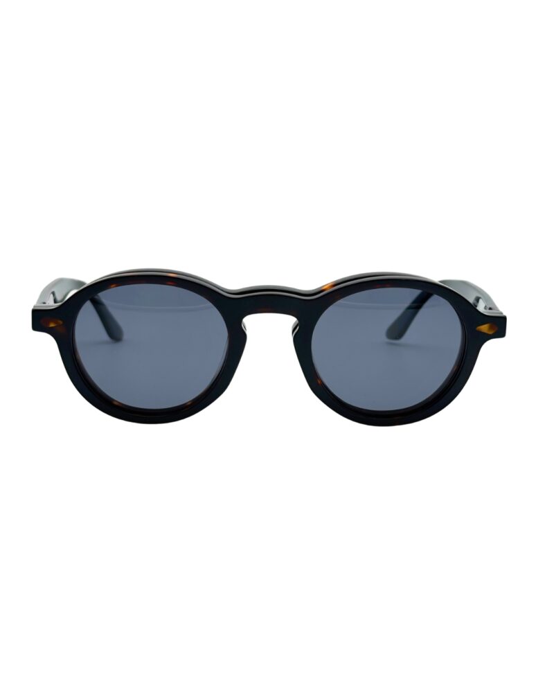 Face avant des lunettes de vue avec clip solaire magnétique KAVAK KV20147 forme pantos rétro