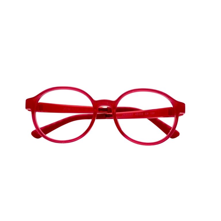 Lunettes de vue enfant Jow Way rouge vif Lunettes de vue enfant silicone Tunisie - Jow Way JW30007 rouge
