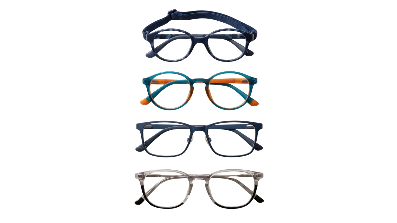 Lunettes de vue enfant : modèles en silicone flexible, cadres souples pour tout-petits