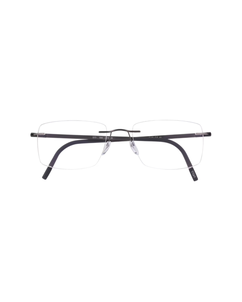 Système de pont nasal et plaquettes ergonomiques Silhouette 5573 6560 vue arrière
