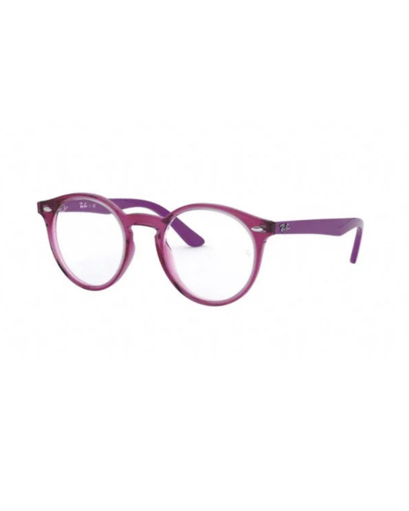 Lunettes de vue Ray-Ban Junior RY 1594 fuchsia translucide et branches violettes