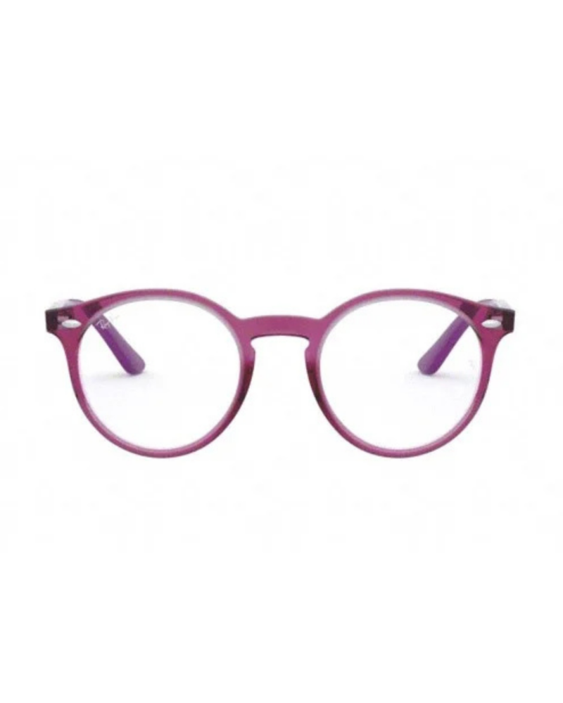 Face avant fuchsia translucide lunettes enfant pantos Ray-Ban Junior RY 1594