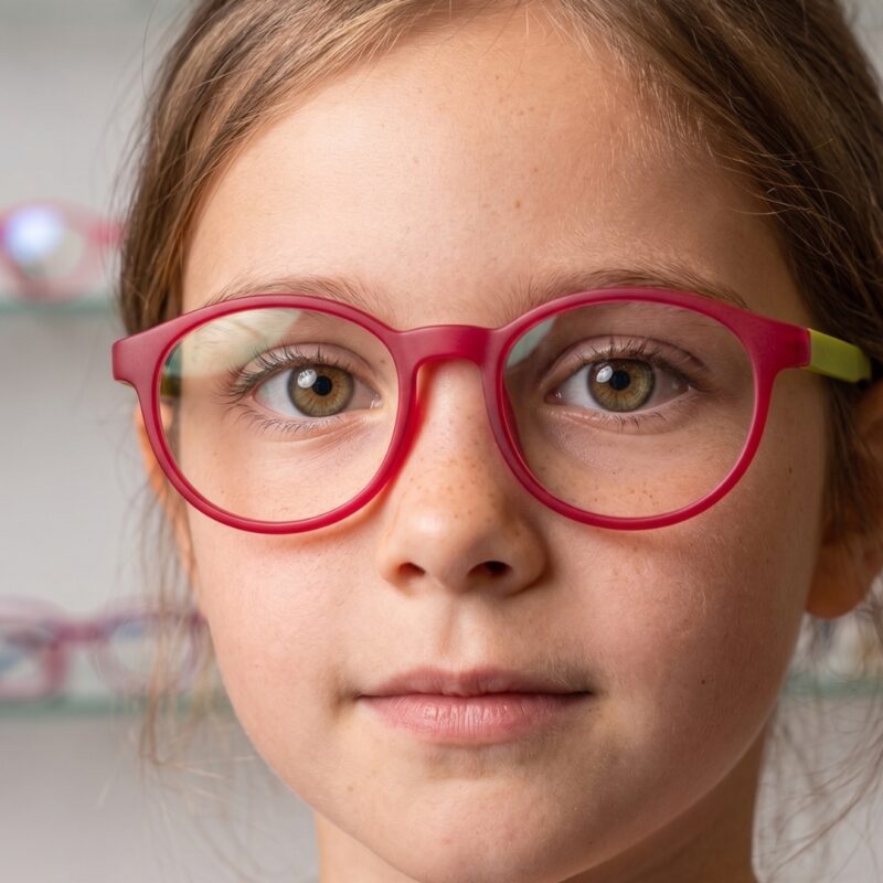 Gros plan sur les lunettes de vue enfant silicone Tunisie Jow Way