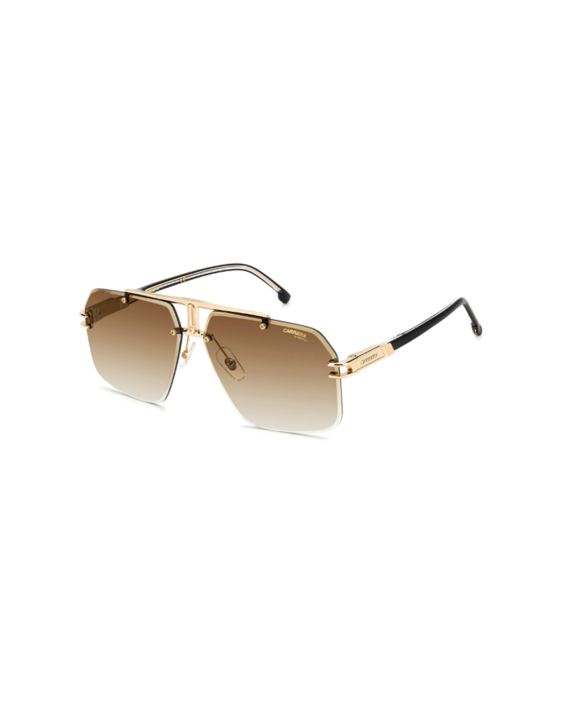 Lunettes de soleil Carrera 1054/S 2M2/86 Noir et Or homme monture percée aviateur chez Azzabi Optic Tunisie