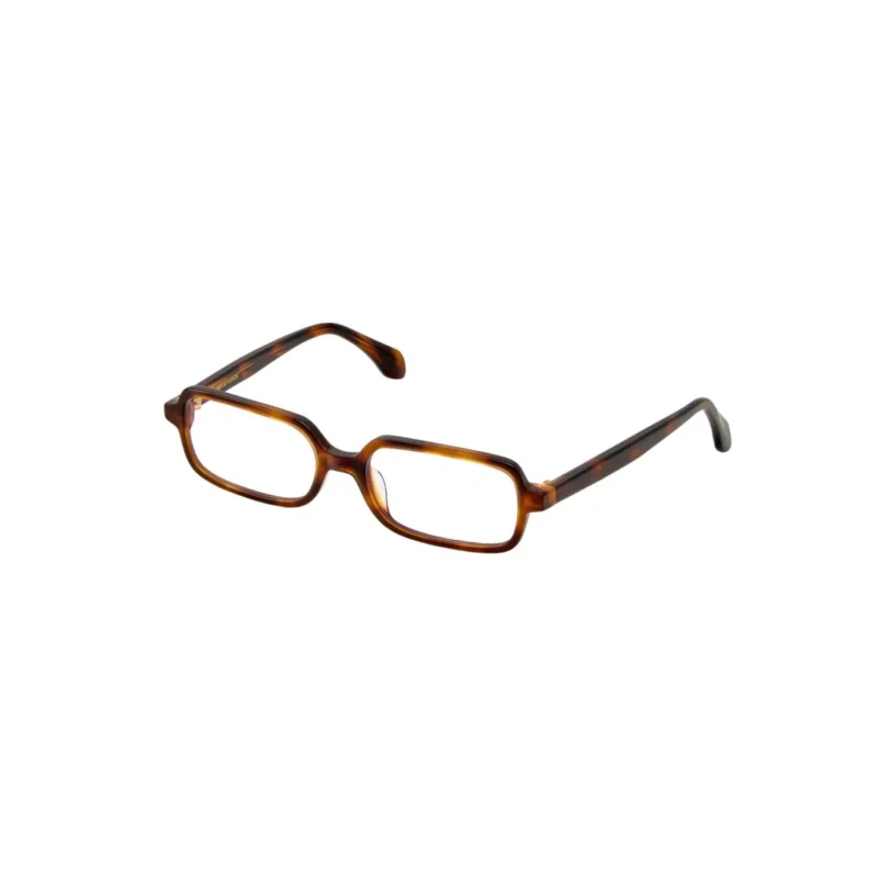 Lunettes de vue GIGI STUDIOS Edith écaille brun ambré vue trois-quarts 51-17-140 — AZZABI OPTIC