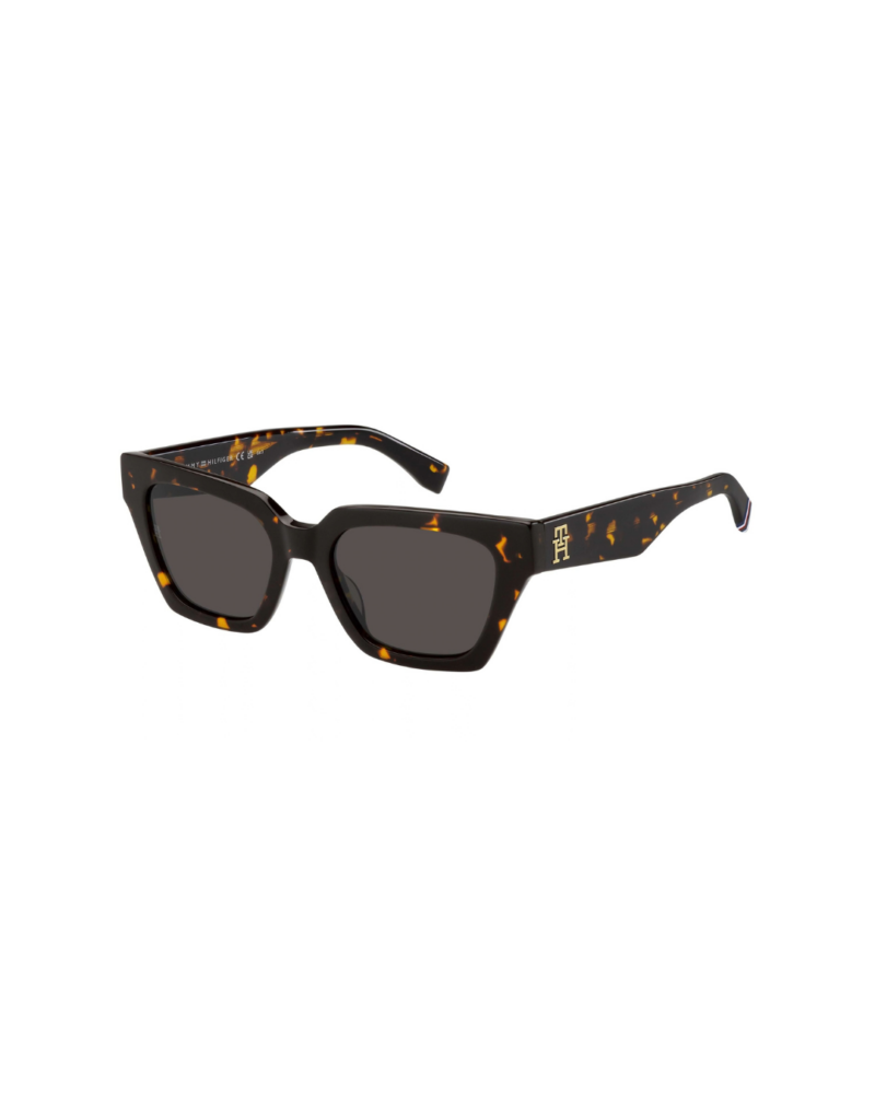 Lunettes de soleil femme Tommy Hilfiger TH 2101/S monture acétate écaille havane chez AZZABI OPTIC