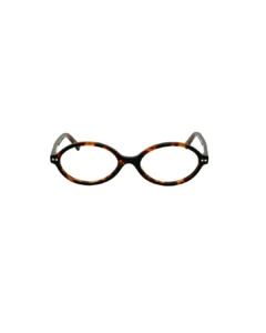 Lunette Kavak 1694 marron écaille vue de face monture optique ovale nue calibre 52-18