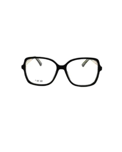 Finitions intérieures Christian Dior DIORSPIRITO S5I Noir Détails des branches et charnières des lunettes de vue Christian Dior DIORSPIRITO S5I noir
