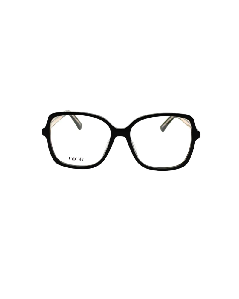 Finitions intérieures Christian Dior DIORSPIRITO S5I Noir Détails des branches et charnières des lunettes de vue Christian Dior DIORSPIRITO S5I noir