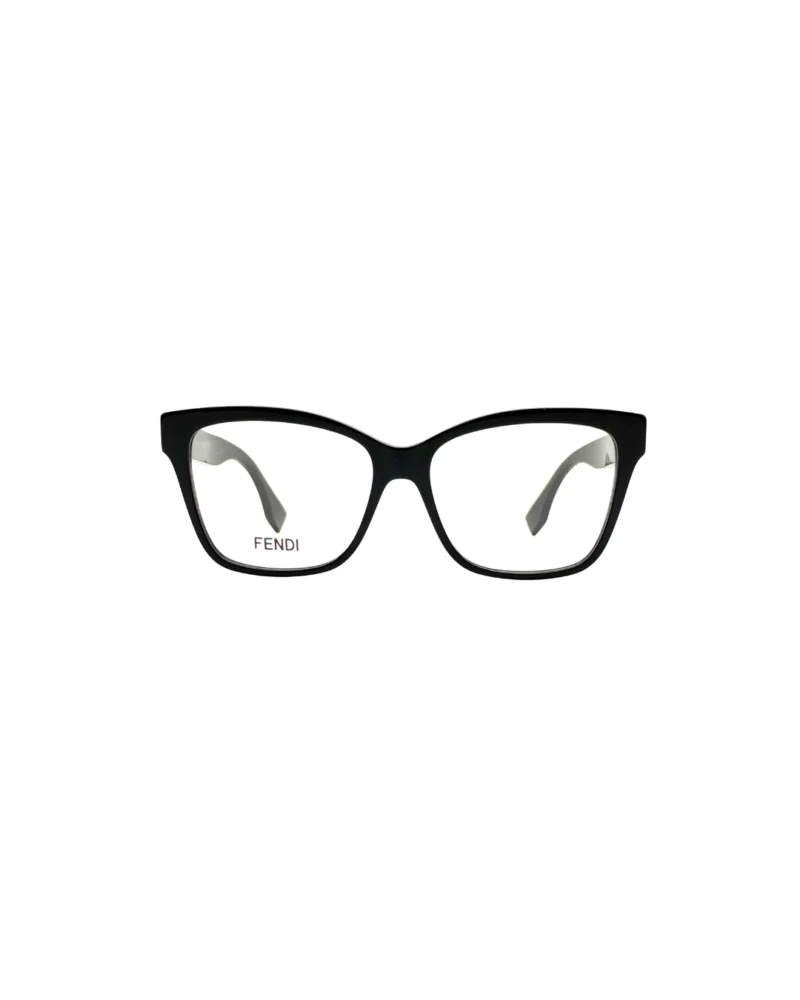 cadre-lunette-de-vue-fendi-fe50117i-noir-face Cadre lunette de vue Fendi FE50117I noir, vue de face