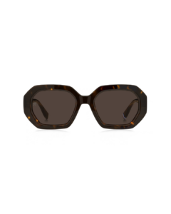 Face avant lunettes géométriques Tommy Hilfiger TH 2155/S verres bruns catégorie 3