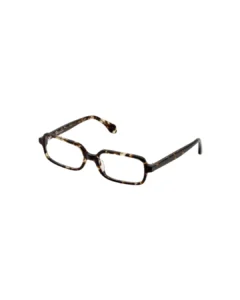Lunettes de vue GIGI STUDIOS Edith écaille marbrée clair-obscur vue trois-quarts Handmade in Spain