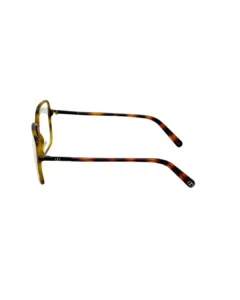 Profil et branches des lunettes de vue femme Christian Dior Mini CD O S2I marron.