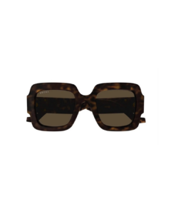 Verres solaires bruns catégorie 3 lunettes de soleil Gucci GG1547S 002 femme