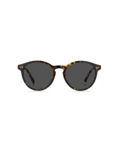 Lunettes de soleil pantos Tommy Hilfiger TH2159/S écaille havana vue de face pont en trou de serrure