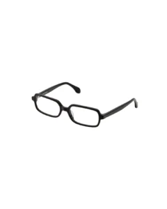 Lunettes de vue GIGI STUDIOS Edith noir intense vue trois-quarts en acétate poli — AZZABI OPTIC
