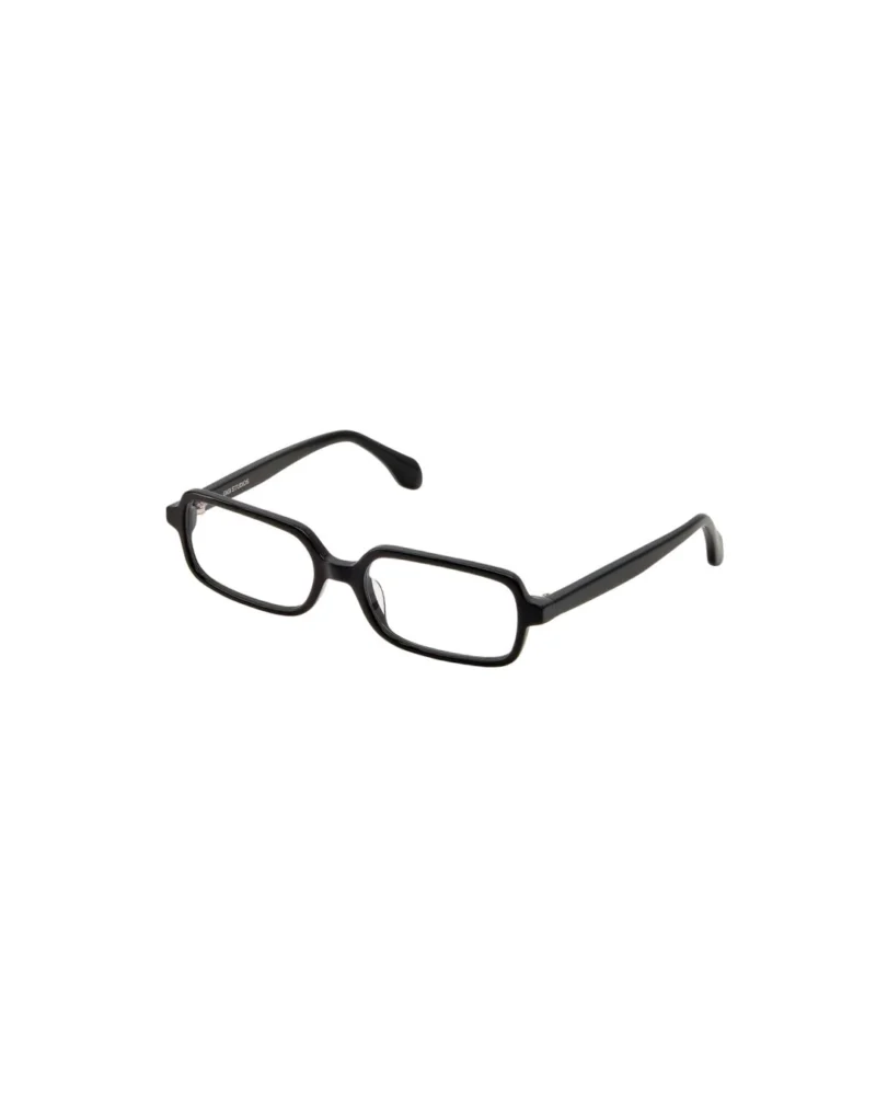 Lunettes de vue GIGI STUDIOS Edith noir intense vue trois-quarts en acétate poli — AZZABI OPTIC