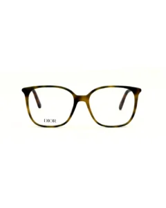 Face avant de la monture de vue Christian Dior MINICD écaille pour femme.