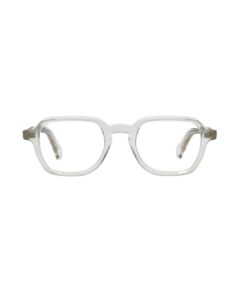 Vue frontale des lunettes BERGAMOT LUXOR transparentes calibre 47 pont 23