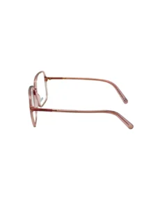 Branche latérale des lunettes de vue femme Christian Dior Mini CD O S2I rose.
