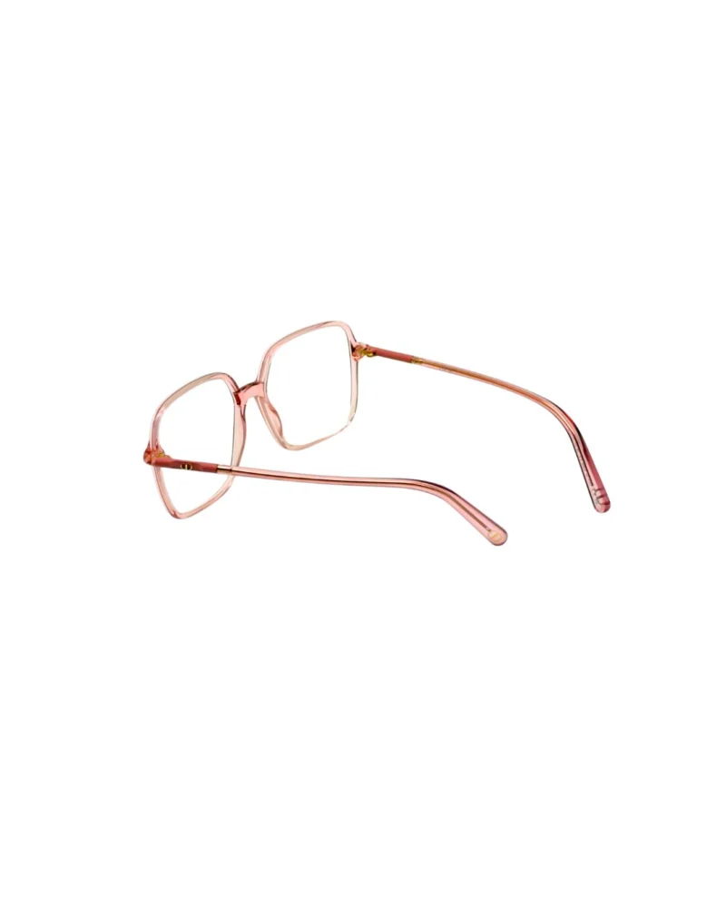 Détail arrière des lunettes de vue femme Christian Dior Mini CD O S2I rose.