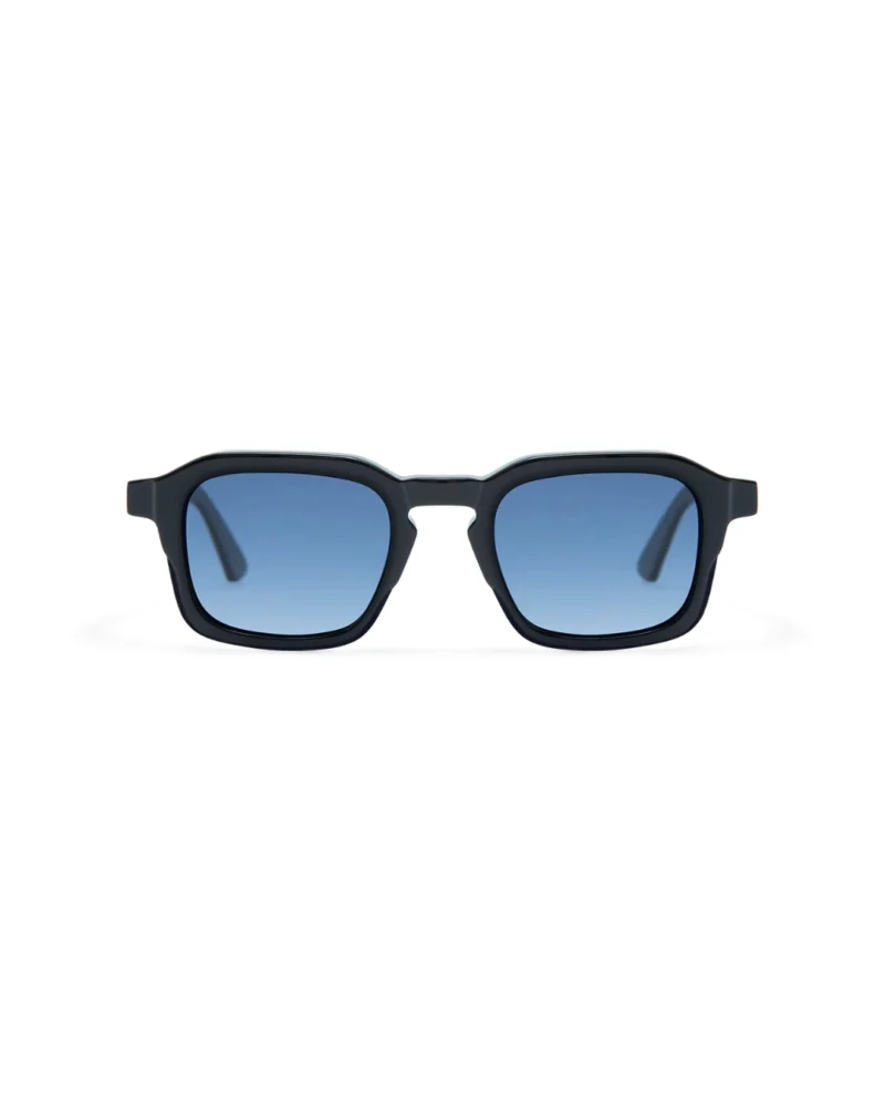 Vue frontale Lunettes de soleil GIGI STUDIOS GS7014 JONAS noir verres bleus dégradés 48-22-150